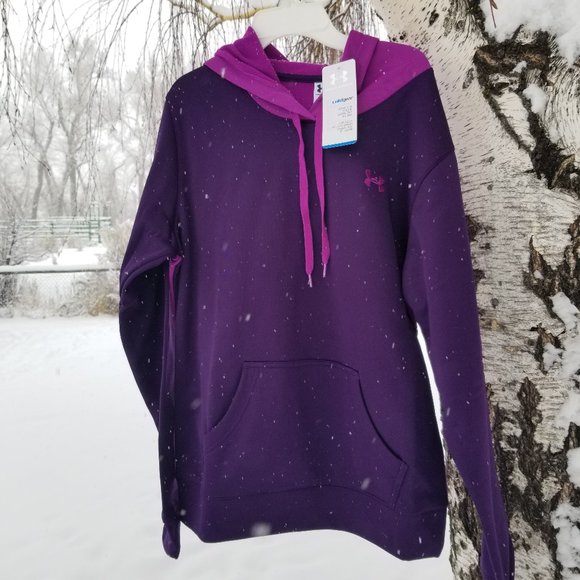 Under Armour Tops - *NWT* Under Armour Cold Gear AF Divide Hoodie Size M